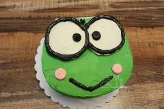 Keroppi: Chocolate Cake with Chocolate Whipped Cream