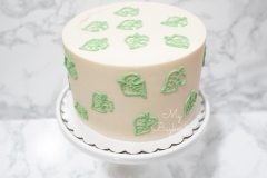 Animal Crossing: Vanilla Cake with Chocolate Whipped Cream