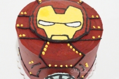 Iron Man - Vanilla Cake with Vanilla Swiss Meringue Buttercream