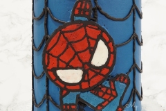 Spiderman - Chocolate Genoise Cake with Coffee Buttercream