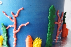 Shark Theme - Oreo Cake with Oreo Swiss Meringue Buttercream