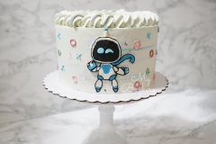 Astrobot: Oreo Genoise Cake with Oreo Swiss Meringue Buttercream