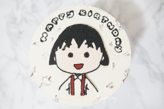 Chibi Maruko: Matcha Chiffon Cake with Matcha Whipped Cream