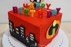 Milk Tea Layer Cake - Filled & Covered with Milk Tea Swiss Meringue Buttercream