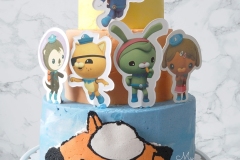 Octonauts - Chocolate Cake with Cream Cheese Frosting