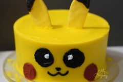 Chocolate Pokeball with hidden Pikachu Cake inside