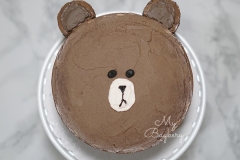 Chocolate Chiffon Cake with Coffee Whipped Cream