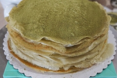 Matcha Mille Crepe Cake