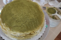 Matcha Mille Crepe Cake