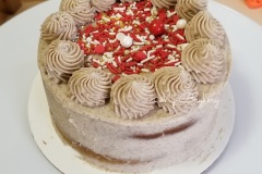 Green Tea Cake with Red Bean Filling (5 inch)