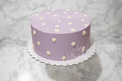 Mini Daisies: Chocolate Cake with Chocolate Swiss Meringue Buttercream