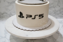 Playstation:  Black Sesame Cake with Red Bean Whipped Cream