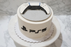 Playstation:  Black Sesame Cake with Red Bean Whipped Cream