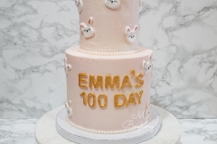 100 Day Cake - Yuzu Cake with Yuzu Swiss Meringue Buttercream