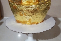 Gold Sycee - Coffee Cake with Oreo Swiss Meringue Buttercream