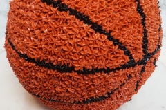 Basketball - Vanilla Cake with Vanilla Swiss Meringue Buttercream