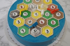 Catan Cake - Oreo Cake with Coffee Swiss Meringue Buttercream