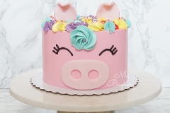 Strawberry Shortcake - Vanilla Cake with Strawberry slices and Strawberry Whipped Cream