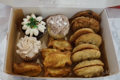 Christmas Treats Box with assorted desserts