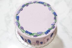 Lavender:  Chocolate Cake with Chocolate Whipped Cream